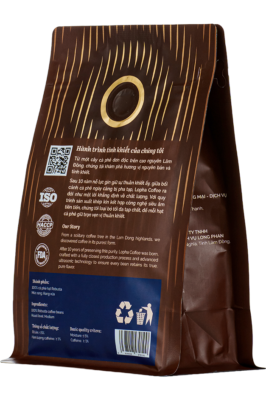 Cà phê tinh khiết hạt 100% Robusta siêu âm