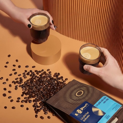 Cà phê tinh khiết hạt 100% Robusta siêu âm