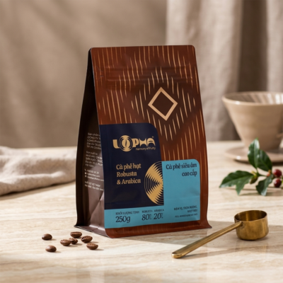 Cà phê tinh khiết hạt blend Robusta và Arabica