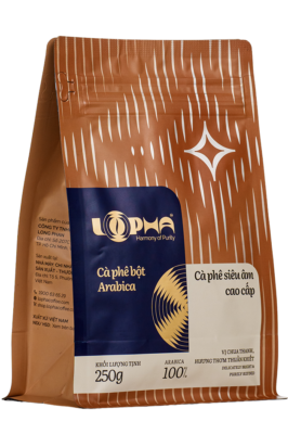 Cà phê tinh khiết rang xay 100% Arabica siêu âm