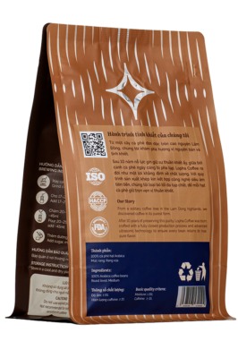 Cà phê tinh khiết rang xay 100% Arabica siêu âm