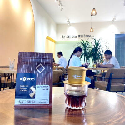 Cà phê tinh khiết rang xay blend Robusta và Arabica