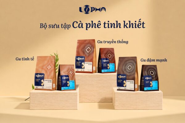 Bộ sưu tập các dòng cà phê tinh khiết Lopha Coffee